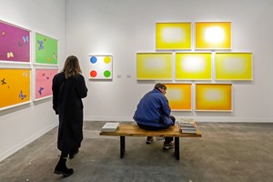 Damien Hirst and Anish Kapoor, <a href='/art-galleries/paragon-gallery/' target='_blank'>Paragon</a>, The Armory Show, New York (7–10 March 2019). Courtesy Ocula. Photo: Charles Roussel.